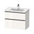 D-Neo Wall Mounted Vanity Unit Double Drawer with D-Neo Basin - 800 x 480mm