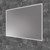 Air 60 LED Illuminated Mirror with Wave Switch - 800 x 600mm