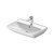 D-Neo Washbasin with Overflow and Tap Platform - 650 x 440mm