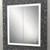 Vanquish 60 Recessed LED Illuminated Mirrored Cabinet - 630 x 730mm