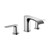 Vivenis 3-Hole Basin Mixer 90 with Pop-Up Waste