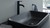 Black Vanity Basin and Tap