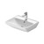 D-Neo Washbasin with Overflow and Tap Platform - 550 x 440mm