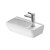D-Neo Handrinse Basin with Right Hand Tap Platform - 400 x 220mm