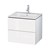 L-Cube Wall Mounted Vanity Unit Double Drawer with ME by Starck Basin - 630 x 490mm