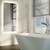 White contemporary bathroom