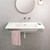 Pura Design 100 x 50 Wall Hung Washbasin Thumbnail