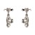 Cross-Head Manual Radiator Valves - Chrome