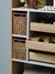 Wooden bathroom furniture storage