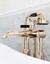 Brass shower head and tap