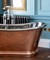 Hurlingham freestanding copper bath