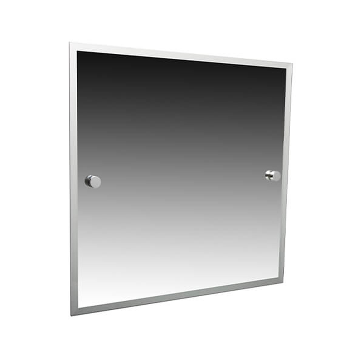 Atlanta Mirror Wall Mounted Chrome 420 x 500mm Atlanta Chrome