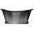 BAC035 Tin Copper Boat Double Ended Freestanding Bath 1