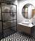 3D design monochrome bathroom