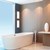 Viado Freestanding Acrymite Bath with Chrome Push Down Waste