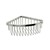 Screw Fixed Corner Basket Polished Nickel 