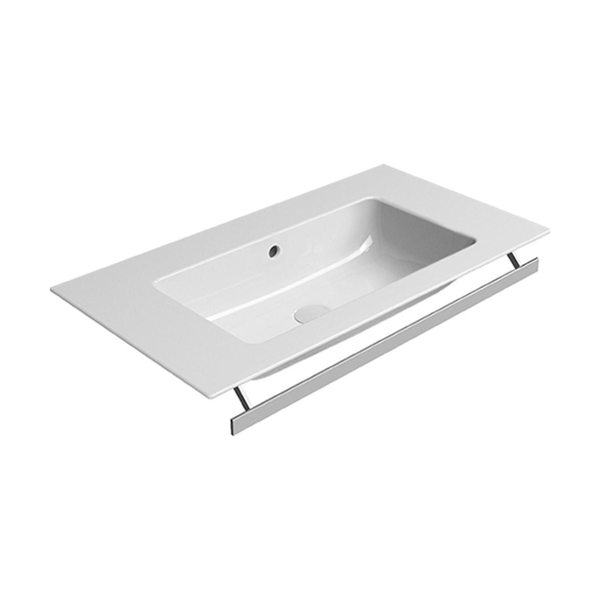 Pura Design 82 x 46 Wall Hung Washbasin Pura GSI Ceramica