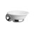 Stockholm Ceramic Soap Dish & Holder Chrome