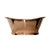 BAC045 Copper Copper Boat Double Ended Freestanding Bath 2