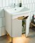 Contemporary vanity unit with sink