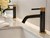 Black and Gold Bathroom Tap