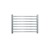 Buxted Flat Front Heated Towel Rail