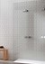 White textured bathroom tiles