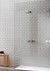 White textured bathroom tiles