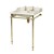 Single Washstand for 635mm Basin - Polished Brass