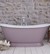 Hurlingham purple freestanding bath