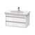 Ketho Wall Mounted Vanity Unit Double Drawer with D-Code Basin - 850 x 480mm