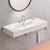 Kube X Design 120 x 47 Wall Hung Washbasin with Slab Sides Thumbnail