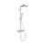 Crometta S Showerpipe 240 1-Jet with Thermostatic Shower Mixer