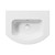 Pura Design 62 x 48 Wall Hung Curved Washbasin Thumbnail