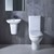 Close coupled toilet