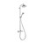 Croma Showerpipe 220 1-Jet with Thermostatic Shower Mixer