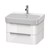 Happy D.2 Wall Mounted Vanity Unit Double Drawer with Happy D.2 Basin - 650 x 505mm