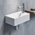 Kube X Design 40 x 23 Wall Hung Washbasin with Ledge Thumbnail