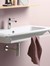 Pura sink with towel rail