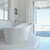 Slipp Freestanding Modern Acrymite Bath - 1590 x 675mm