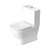Starck 3 Close Coupled Toilet - Closed Back