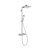 Crometta E Showerpipe 240 1-Jet with Thermostatic Shower Mixer