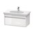 Ketho Wall Mounted Vanity Unit Single Drawer with D-Code Basin - 850 x 480mm