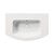 Pura Design 82 x 49 Wall Hung Curved Washbasin Thumbnail