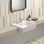 Kube X Design 55 x 47 Semi-Recessed Washbasin Thumbnail